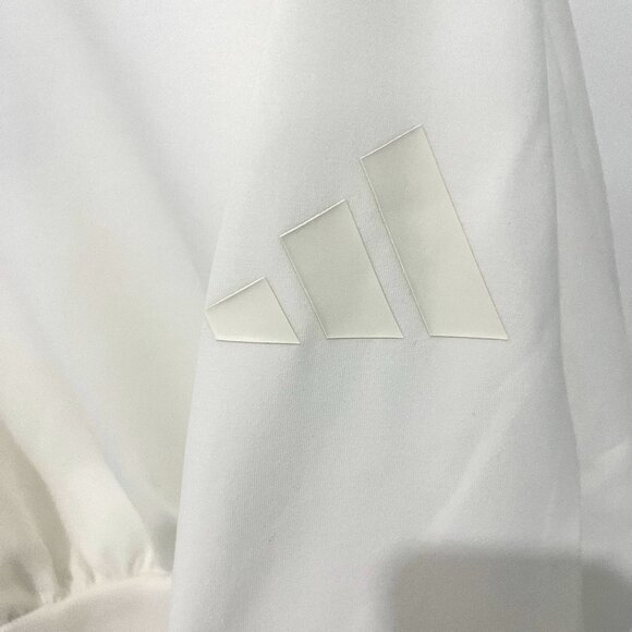 adidas Women's Sweatshirt, All Szn Soft Lux Loose Fit, Off-White, Medium - Picture 7 of 8